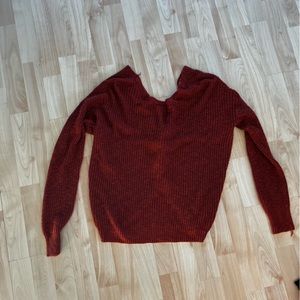 Backless Sweater